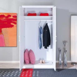 Dielenschrank Nabrosia in Weiß