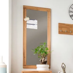 Dielenspiegel Delvestra aus Wildeiche Massivholz