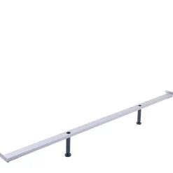 Doppelbett aus Akazie mit Antik Finish - Caleena