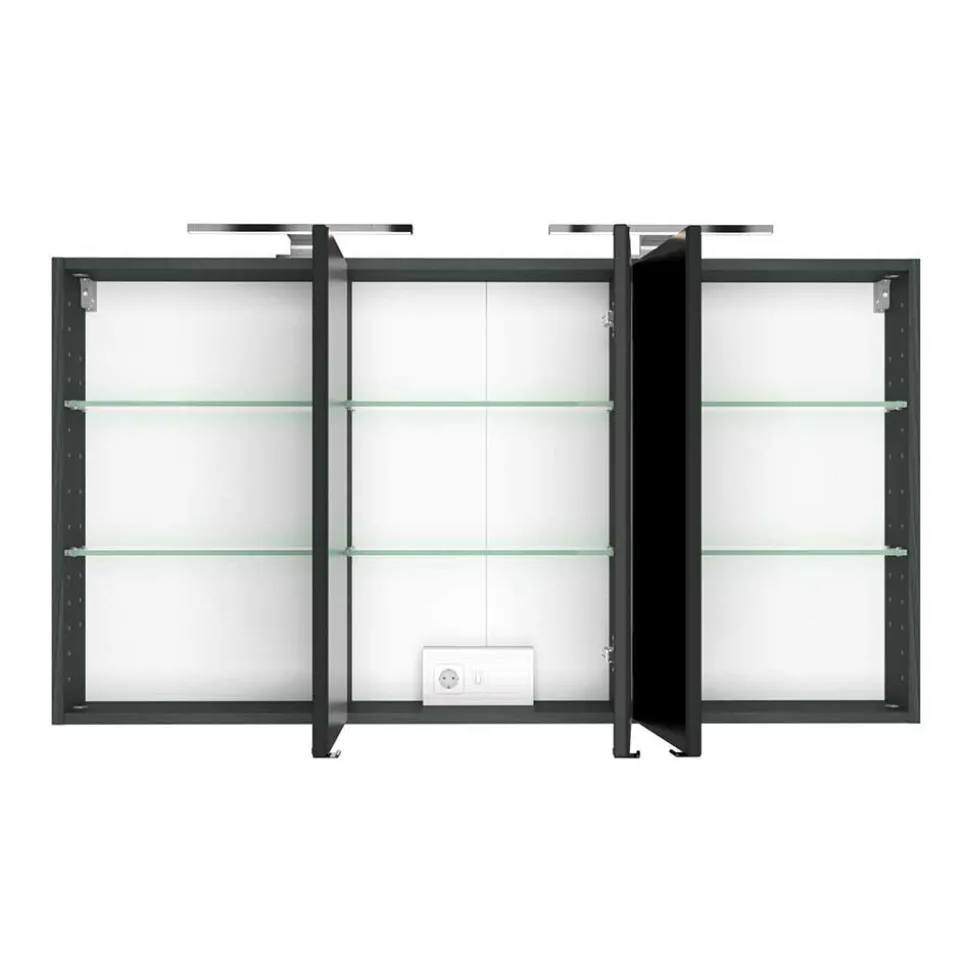 Doppelter Waschplatz & Badschränke - Endely (vierteilig)