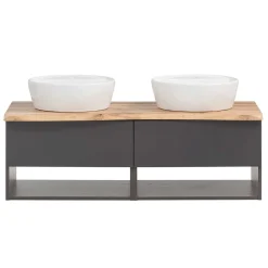 Doppel-Waschtisch für die Wandmontage - Breznia