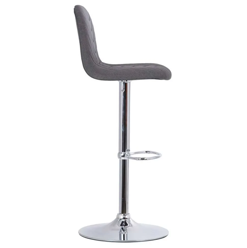 Drehbare Barstühle in Anthrazit - Typon (2er Set)