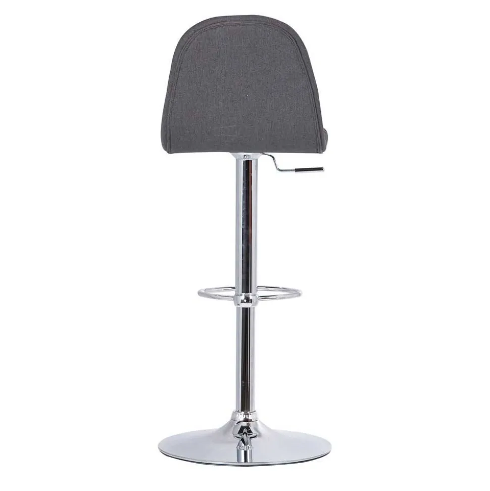 Drehbare Barstühle in Anthrazit - Typon (2er Set)