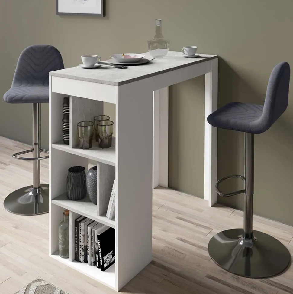 Drehbare Barstühle in Anthrazit - Typon (2er Set)