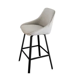 Drehbare Barstühle in Beige - Taja (2er Set)