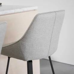 Drehbare Barstühle in Beige - Taja (2er Set)