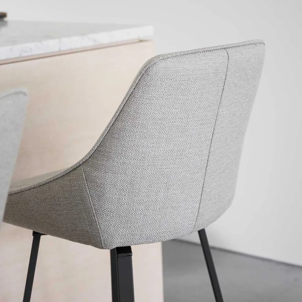 Drehbare Barstühle in Beige - Taja (2er Set)