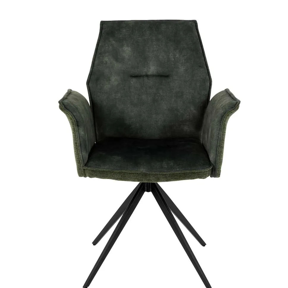 Drehbare Stühle mit Armlehnen - Vanencia (4er Set)