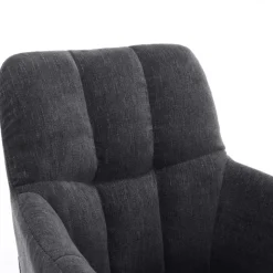 Drehbarer Armlehnenstuhl in Anthrazit - Bevania (2er Set)