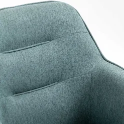 Drehbarer Armlehnenstuhl in Türkis - Maior (2er Set)