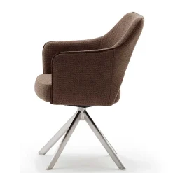 Drehbarer Armlehnenstuhl fürs Esszimmer - Mailak (2er Set)