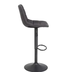 Drehbarer Barstuhl in Anthrazit - Janyna (2er Set)