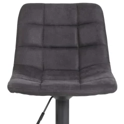 Drehbarer Barstuhl in Anthrazit - Janyna (2er Set)