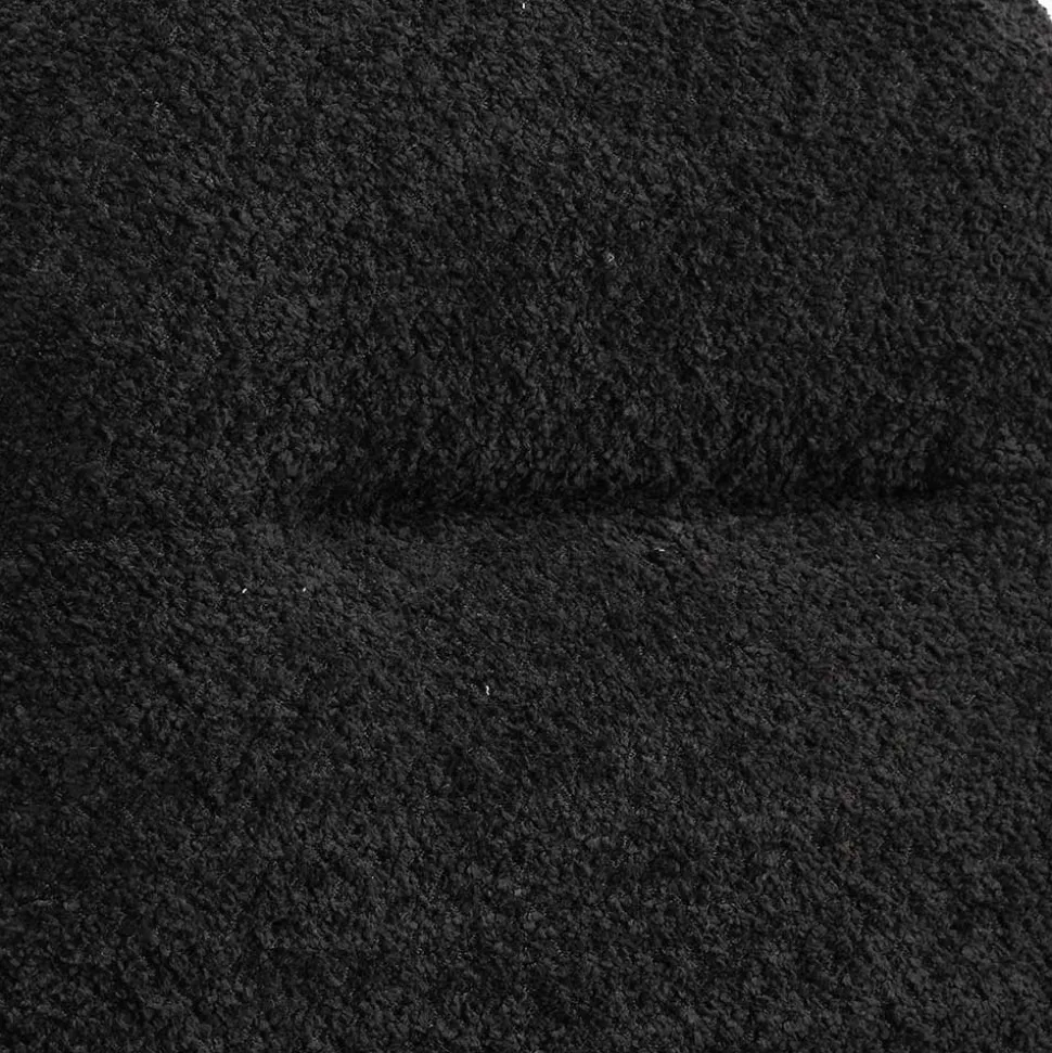 Drehbarer Essstuhl in Anthrazit Boucle - Icoleran (2er Set)