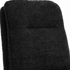 Drehbarer Essstuhl in Anthrazit Boucle - Icoleran (2er Set)