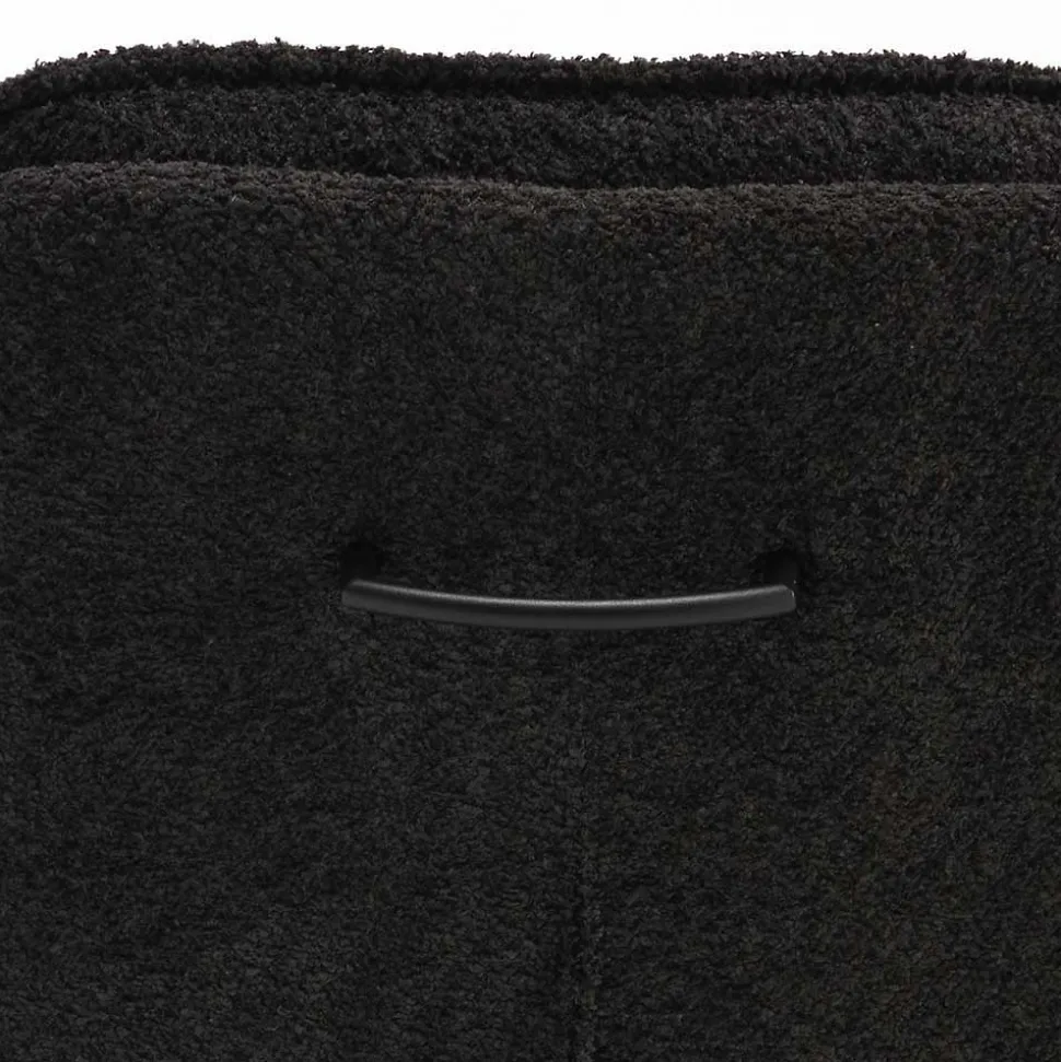 Drehbarer Essstuhl in Anthrazit Boucle - Icoleran (2er Set)