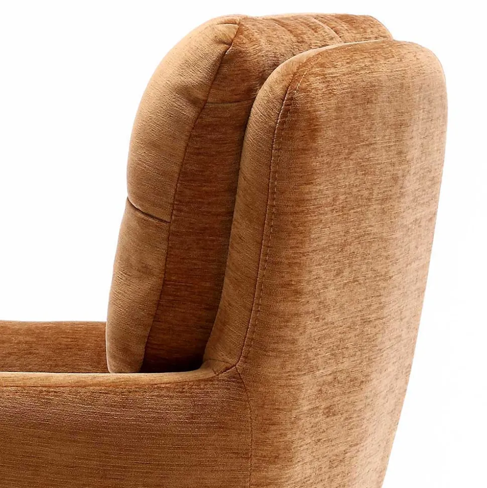 Drehbarer Esstischsessel in Ockergelb - Karin (2er Set)