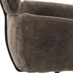 Drehbarer Küchenstuhl mit Armlehnen - Ishi (2er Set)