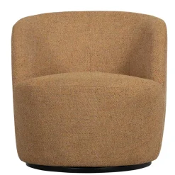 Drehbarer Polstersessel in Currygelb meliert - Waltma