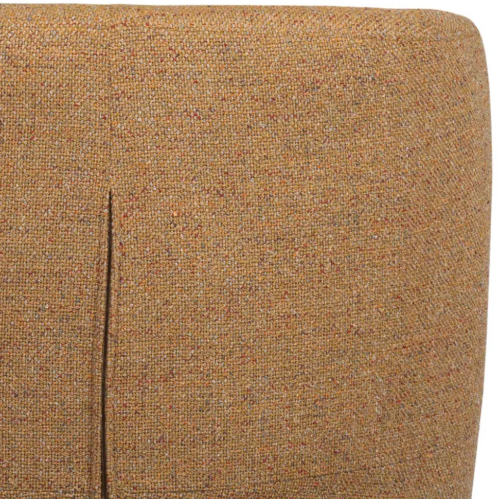 Drehbarer Polstersessel in Currygelb meliert - Waltma