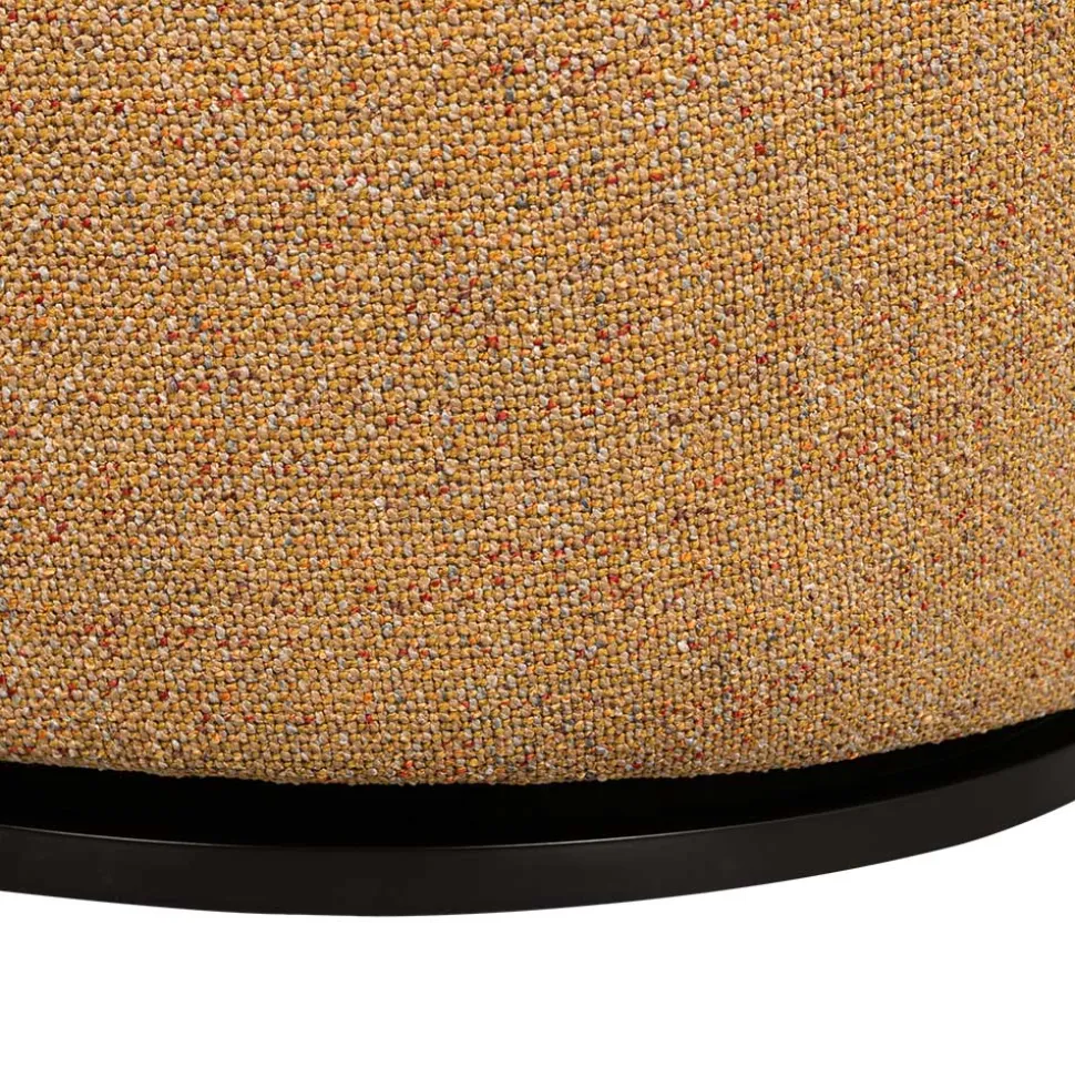 Drehbarer Polstersessel in Currygelb meliert - Waltma