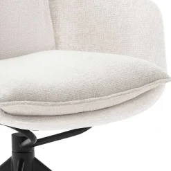 Drehbarer Polsterstuhl mit Armlehnen - Attrona (2er Set)