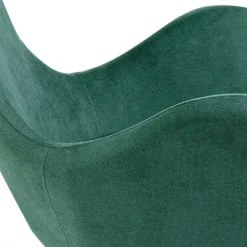 Drehbarer Retro Loungesessel in Türkis - Vitablo