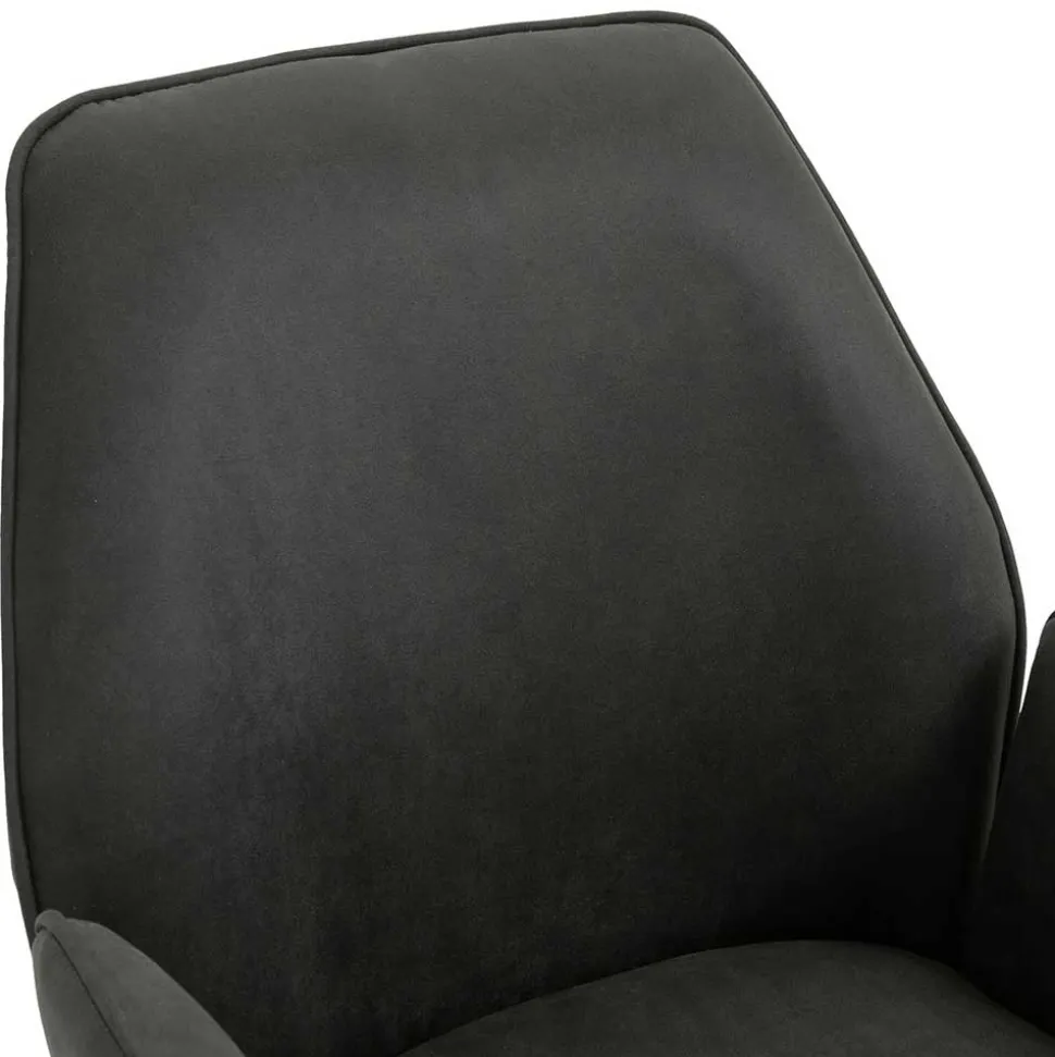 Drehbarer Tischsessel in Anthrazit - Iljana (2er Set)