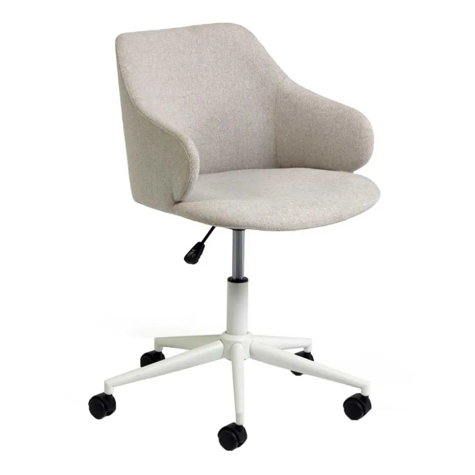 Drehstuhl in Hellgrau Strukturstoff - Spint