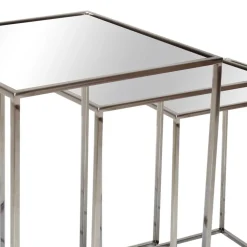 Drei-Satz-Glastische mit Bügelgestell - Giulia (dreiteilig)