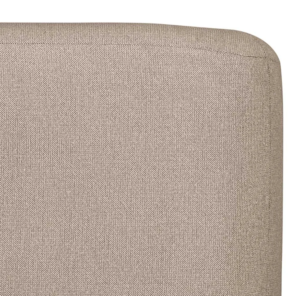 Dreisitzer Couch aus Chenille in Beige - Chake
