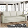 Dreisitzer Schlafcouch in Beige - Saltenas