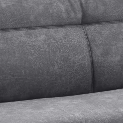 Dunkelgraue Esszimmer Bank mit Microfaser - Edwin