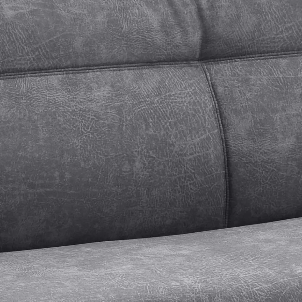 Dunkelgraue Esszimmer Bank mit Microfaser - Edwin