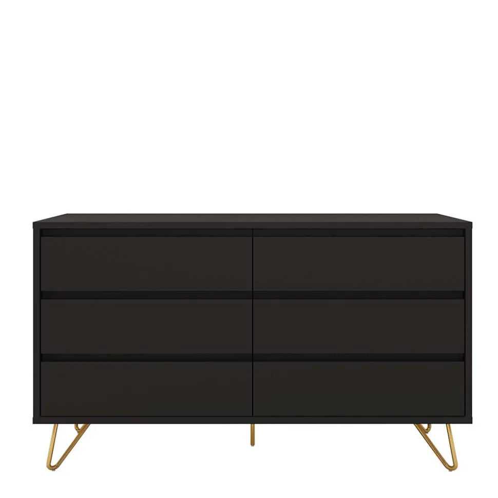 Dunkelgraue Kommode im Skandinavischen Stil - Palium