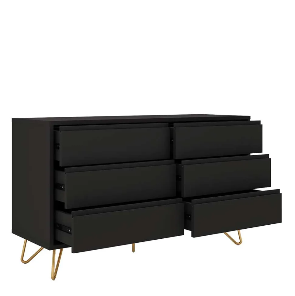 Dunkelgraue Kommode im Skandinavischen Stil - Palium