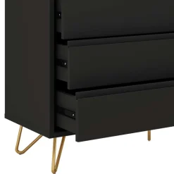 Dunkelgraue Kommode im Skandinavischen Stil - Palium