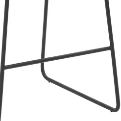 Dunkelgrauer Barstuhl aus Microfaser - Umya