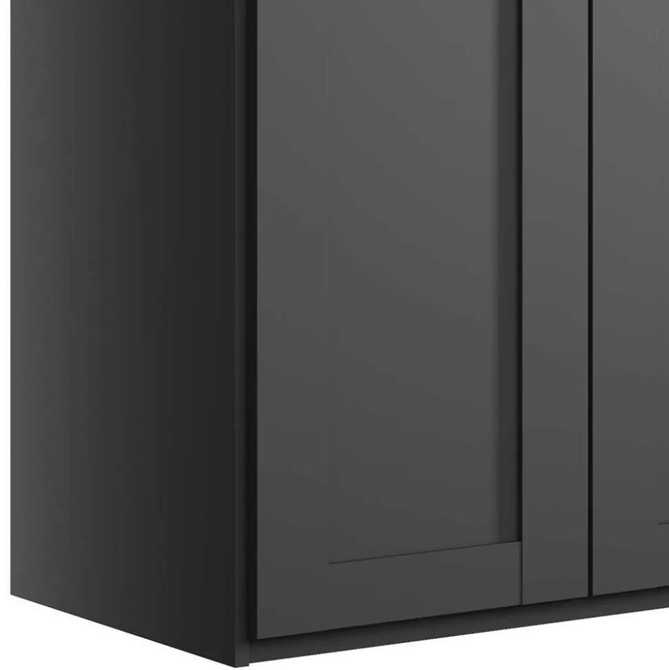 Dunkelgrauer Kleiderschrank 6-türig - Mataram I