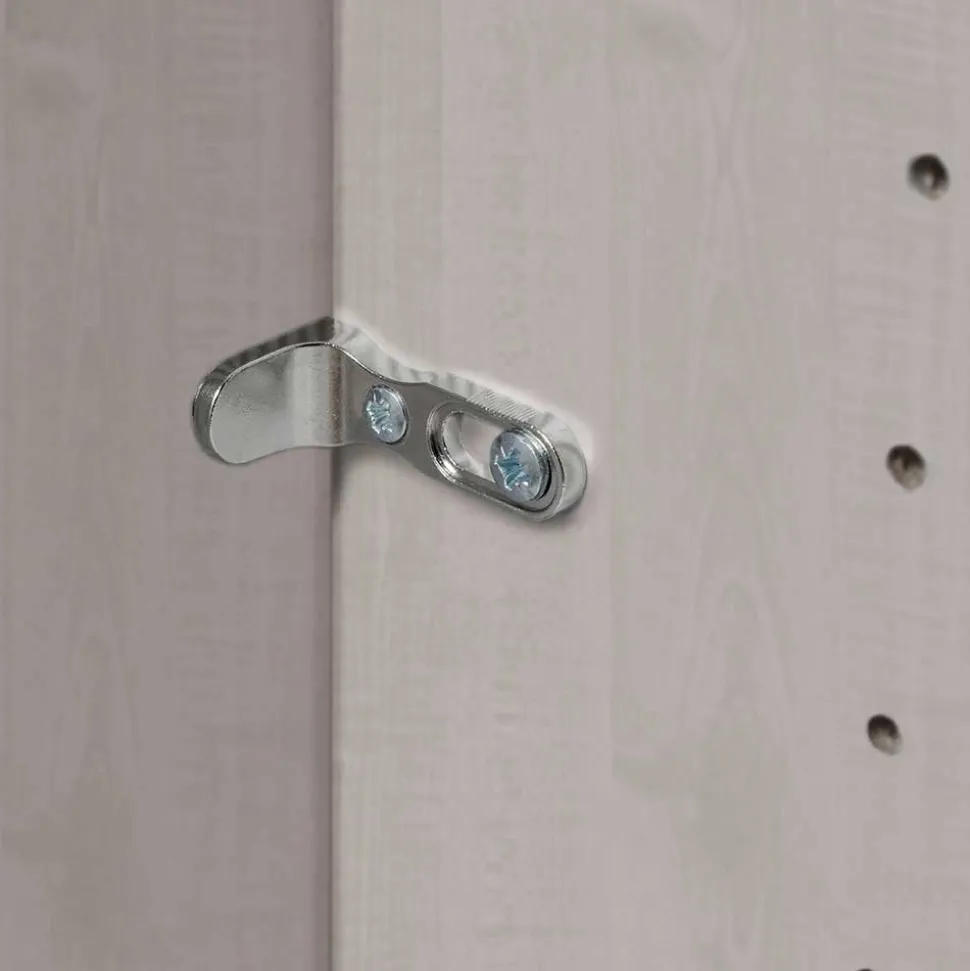 Dunkelgrauer Schlafzimmerschrank 4-türig - Mataram