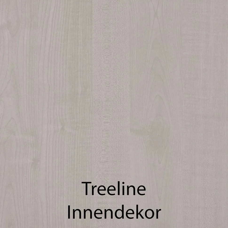 Dunkelgrauer Schlafzimmerschrank 4-türig - Mataram