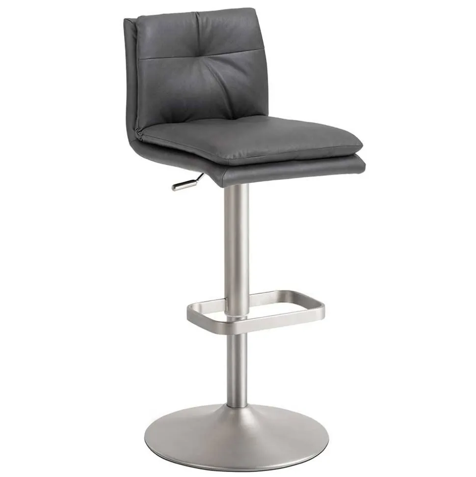 Dunkelgrauer Tresenstuhl in modernem Design - Bultino