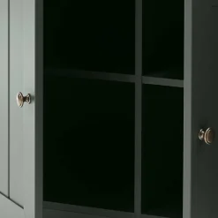 Dunkelgrüne Country Möbel Set - Niestov (vierteilig)