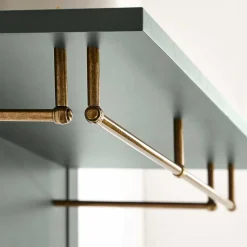 Dunkelgrüne Flurmöbel Kombination - Niestov (vierteilig)