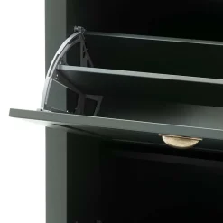 Dunkelgrüne Flurmöbel Kombination - Niestov (vierteilig)