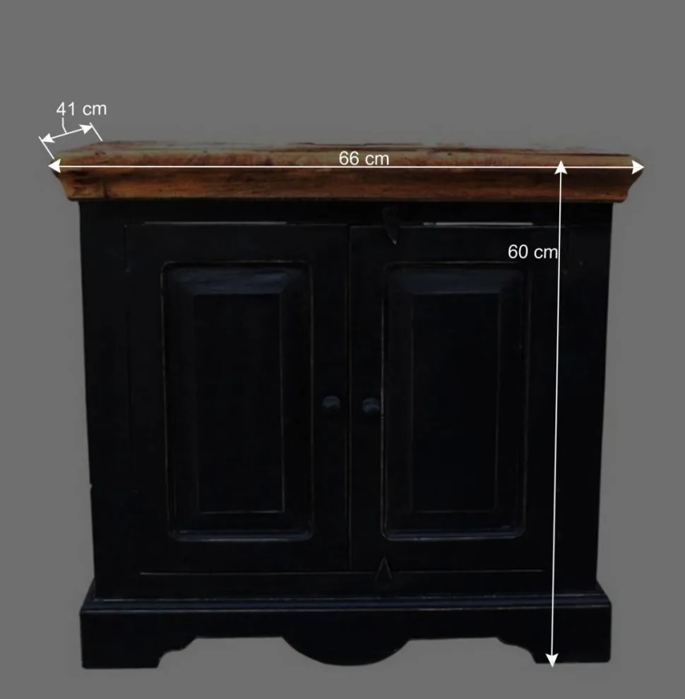 Dunkle Badmöbel im Kolonialstil - Sentiments (dreiteilig)