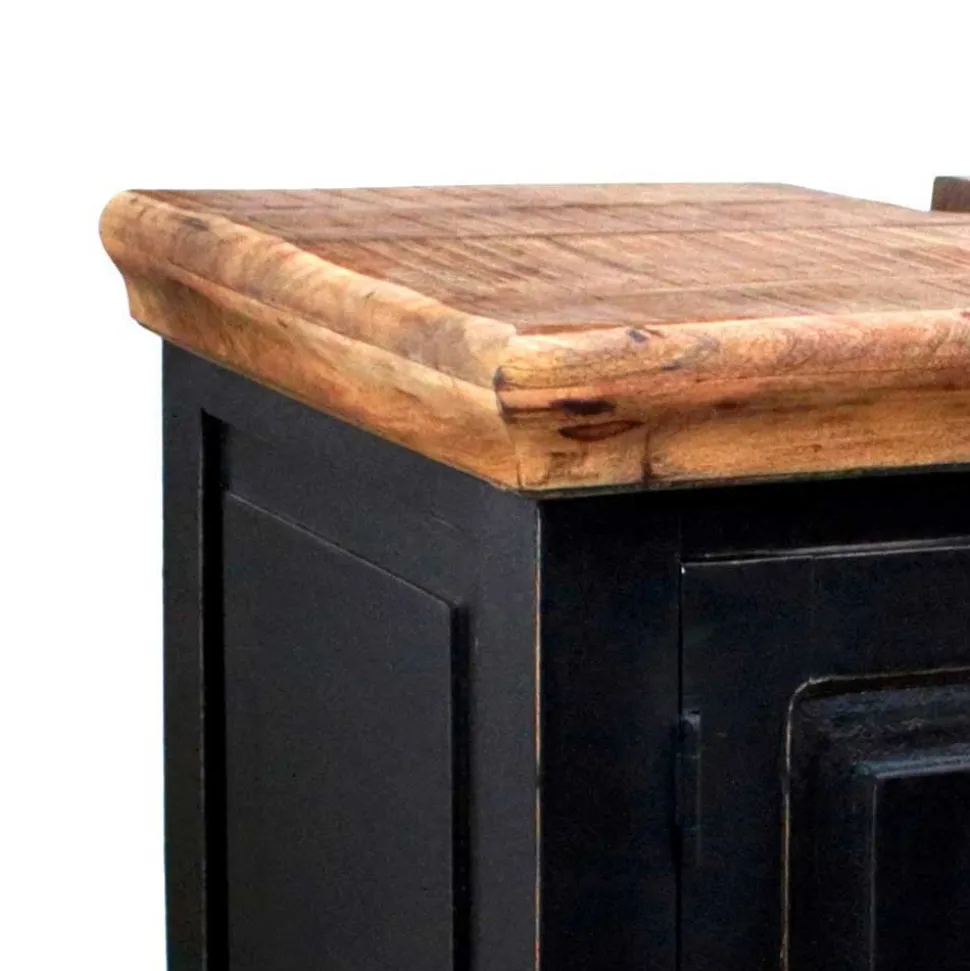 Dunkle Badmöbel im Kolonialstil - Sentiments (dreiteilig)