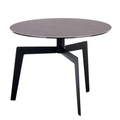 Dunkler Couchtisch mit Dreifußgestell - Deway