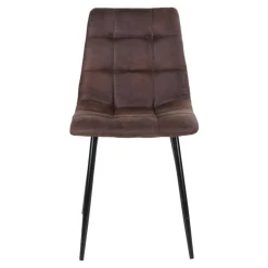 Dunkler Eiche Tisch & Stühle in Dunkelbraun - Jovena (siebenteilig)