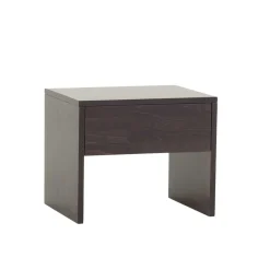 Dunkler Nachtschrank Lidoral aus Buche Massivholz